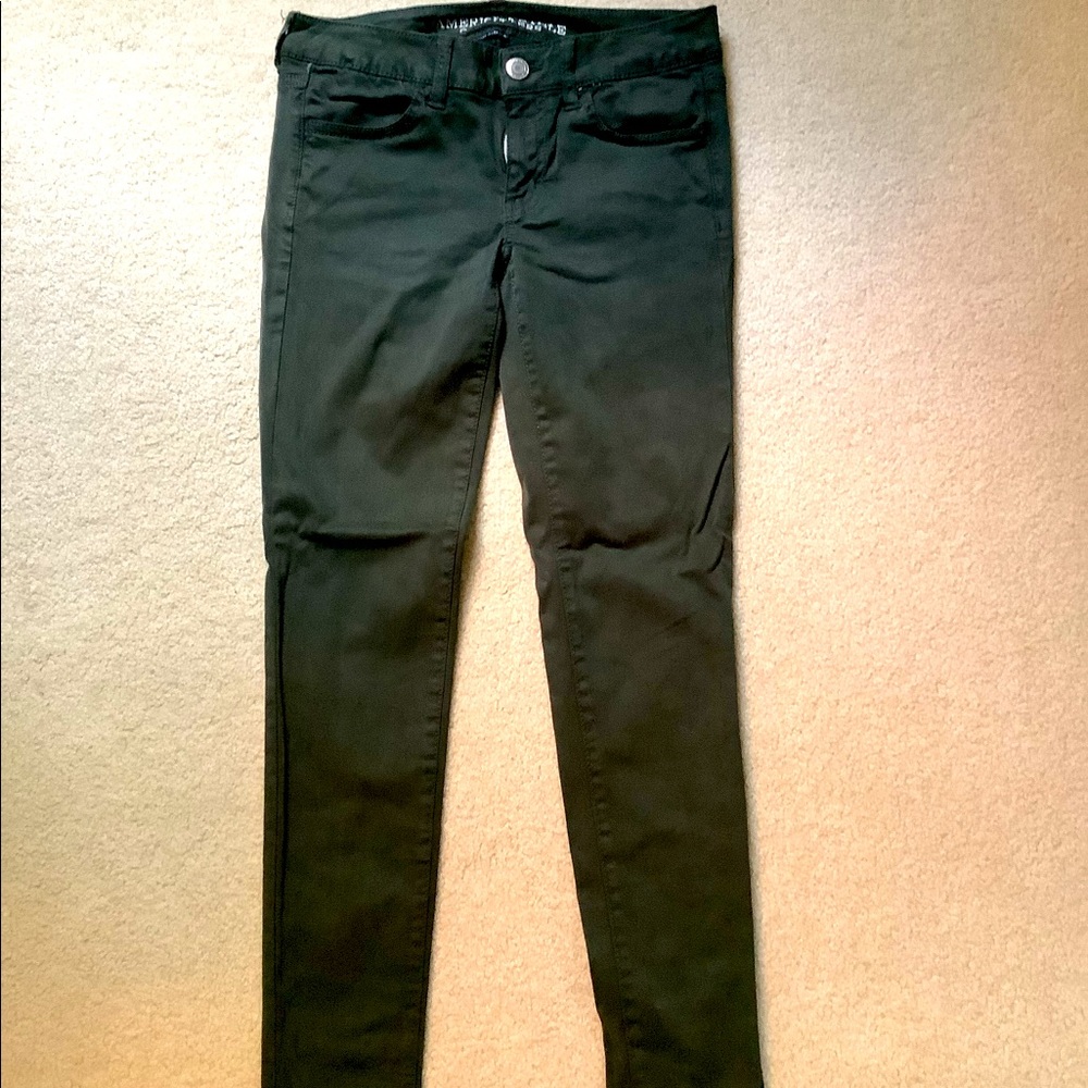 Green American Eagle pants